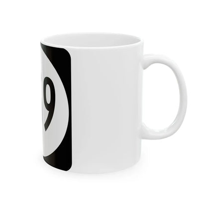 Circle sign 769 Virginia (Virginia) (Road Sign) White Coffee Mug - Go Mug Yourself