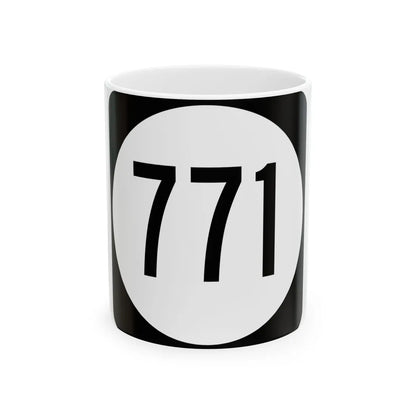 Circle sign 771 Virginia (Virginia) (Road Sign) White Coffee Mug 11oz - Go Mug Yourself