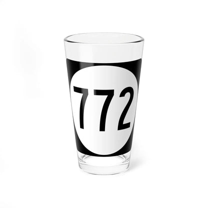 Circle sign 772 Virginia (Virginia) (Road Sign) Pint Glss 16oz 16oz - Go Mug Yourself