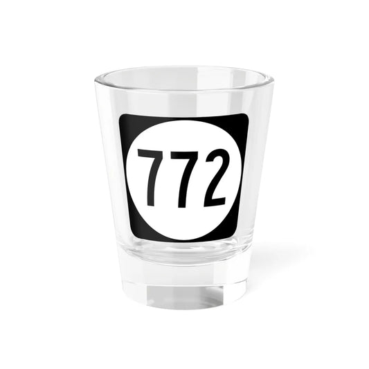 Circle sign 772 Virginia (Virginia) (Road Sign) Shot Glass 1.5oz 1.5oz - Go Mug Yourself