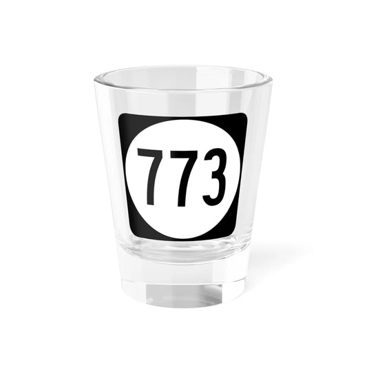 Circle sign 773 Virginia (Virginia) (Road Sign) Shot Glass 1.5oz 1.5oz - Go Mug Yourself