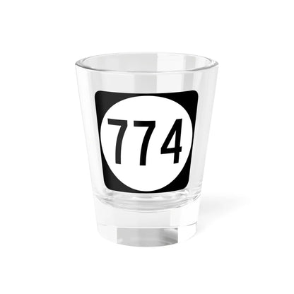 Circle sign 774 Virginia (Virginia) (Road Sign) Shot Glass 1.5oz 1.5oz - Go Mug Yourself