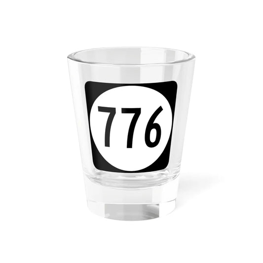 Circle sign 776 Virginia (Virginia) (Road Sign) Shot Glass 1.5oz 1.5oz - Go Mug Yourself