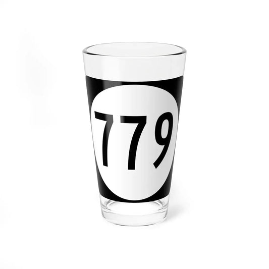 Circle sign 779 Virginia (Virginia) (Road Sign) Pint Glass 16oz 16oz - Go Mug Yourself