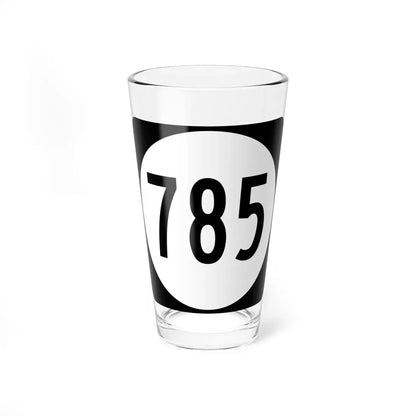Circle sign 785 Virginia (Virginia) (Road Sign) Pint Glass 16oz 16oz - Go Mug Yourself