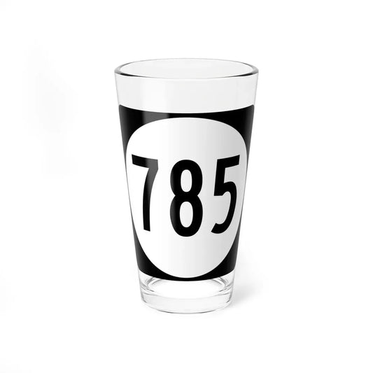 Circle sign 785 Virginia (Virginia) (Road Sign) Pint Glass 16oz 16oz - Go Mug Yourself