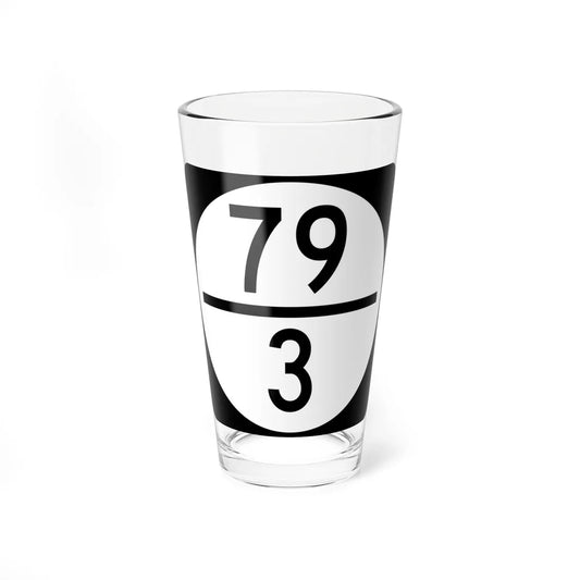 Circle sign 79-3 (Virginia) (Road Sign) Pint Glass 16oz 16oz - Go Mug Yourself