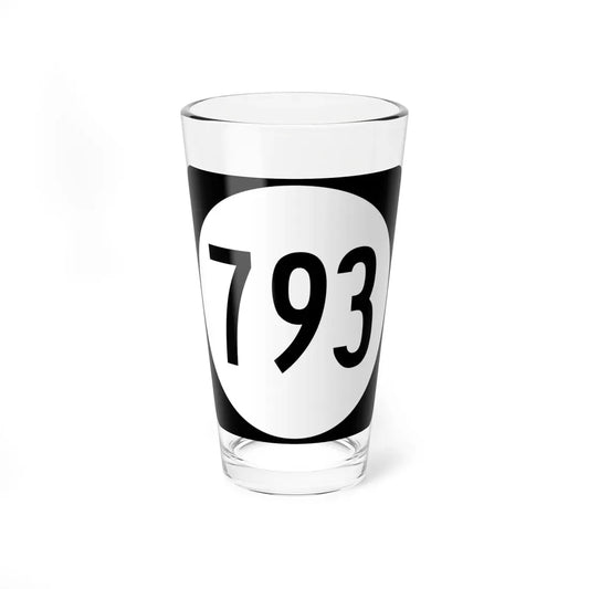 Circle sign 793 Virginia (Virginia) (Road Sign) Pint Glass 16oz 16oz - Go Mug Yourself