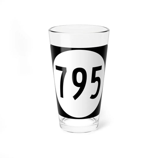 Circle sign 795 Virginia (Virginia) (Road Sign) Pint Glass 16oz 16oz - Go Mug Yourself