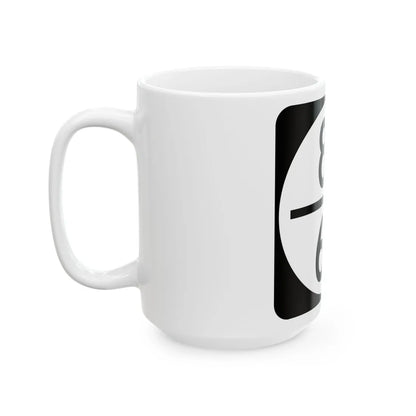 Circle sign 89-60 (Virginia) (Road Sign) White Coffee Mug - Go Mug Yourself
