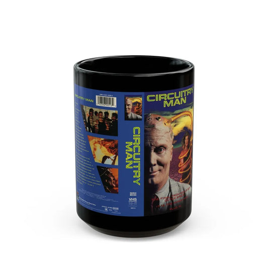 CIRCUITRY MAN VERSION 2 (VHS COVER) - Black Coffee Mug-15oz-Go Mug Yourself