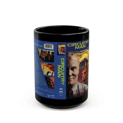 CIRCUITRY MAN VERSION 2 (VHS COVER) - Black Coffee Mug 15oz - Go Mug Yourself