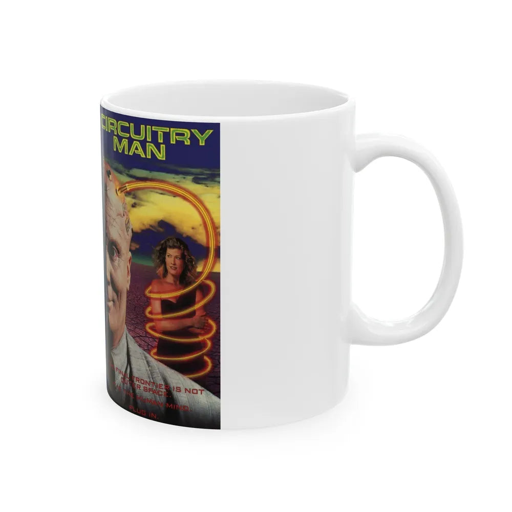 CIRCUITRY MAN VERSION 2 (VHS COVER) - White Coffee Mug-Go Mug Yourself