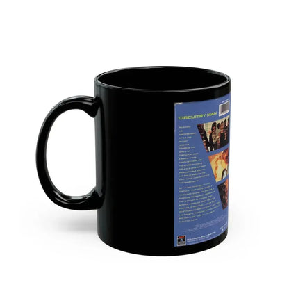 CIRCUITRY MAN (VHS COVER) - Black Coffee Mug - Go Mug Yourself