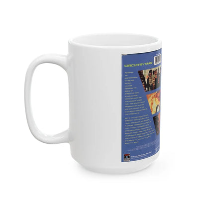 CIRCUITRY MAN (VHS COVER) - White Coffee Mug-Go Mug Yourself