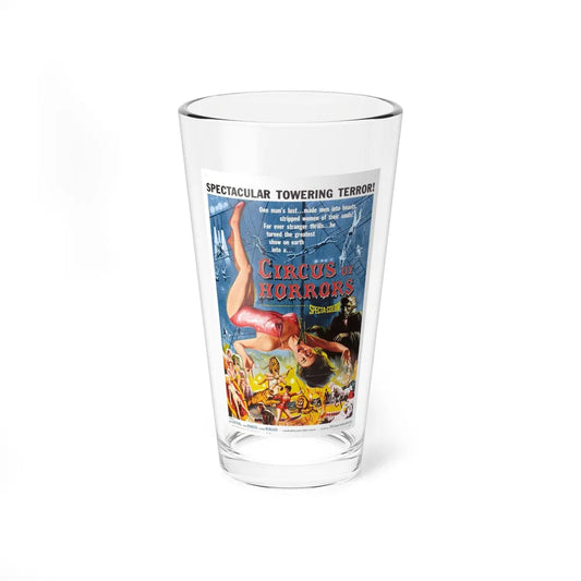 CIRCUS OF HORRORS 1960 Movie Poster - Pint Glass 16oz-16oz-Go Mug Yourself