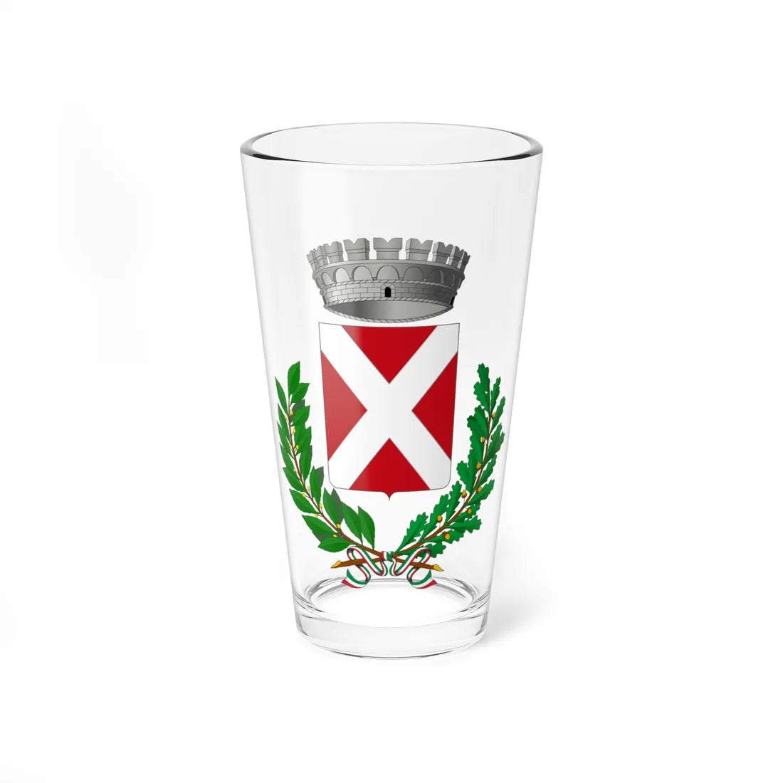 Cison di Valmarino-Stemma (Italy) (Coat of Arms) Pint Glass 16oz 16oz - Go Mug Yourself