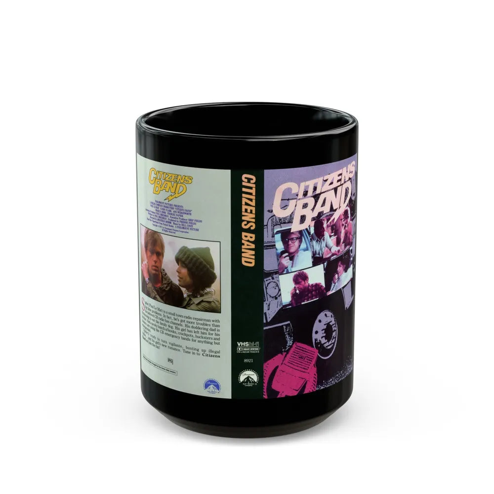 CITIZENS BAND (VHS COVER) - Black Coffee Mug-15oz-Go Mug Yourself