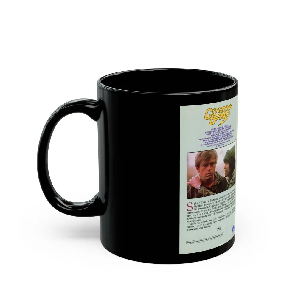 CITIZENS BAND (VHS COVER) - Black Coffee Mug-Go Mug Yourself