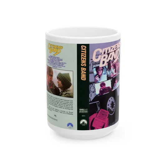 CITIZENS BAND (VHS COVER) - White Coffee Mug-15oz-Go Mug Yourself