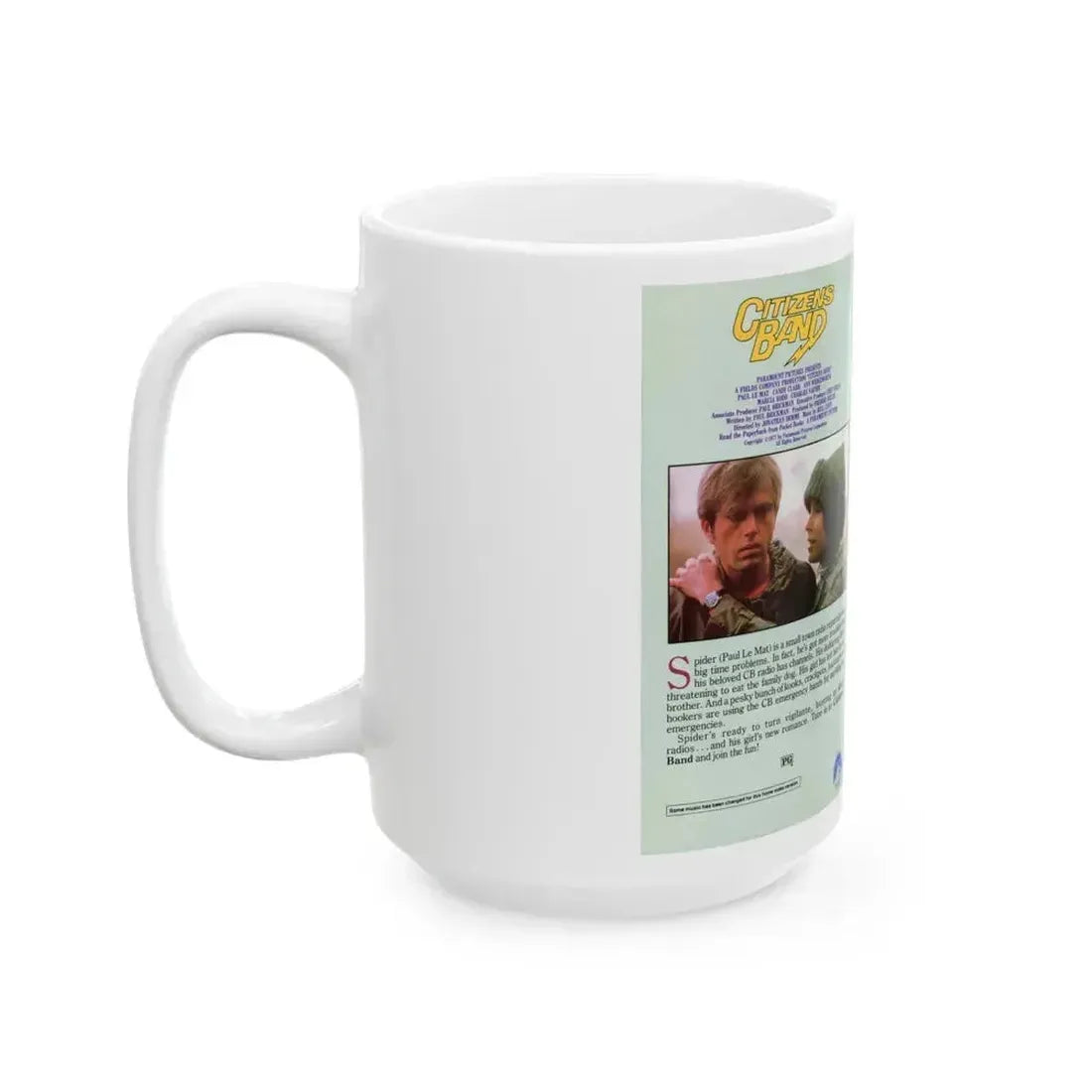 CITIZENS BAND (VHS COVER) - White Coffee Mug - Go Mug Yourself