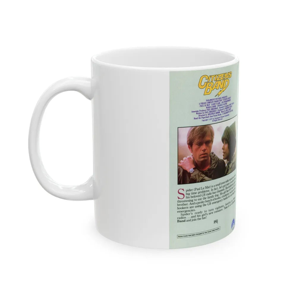 CITIZENS BAND (VHS COVER) - White Coffee Mug-Go Mug Yourself