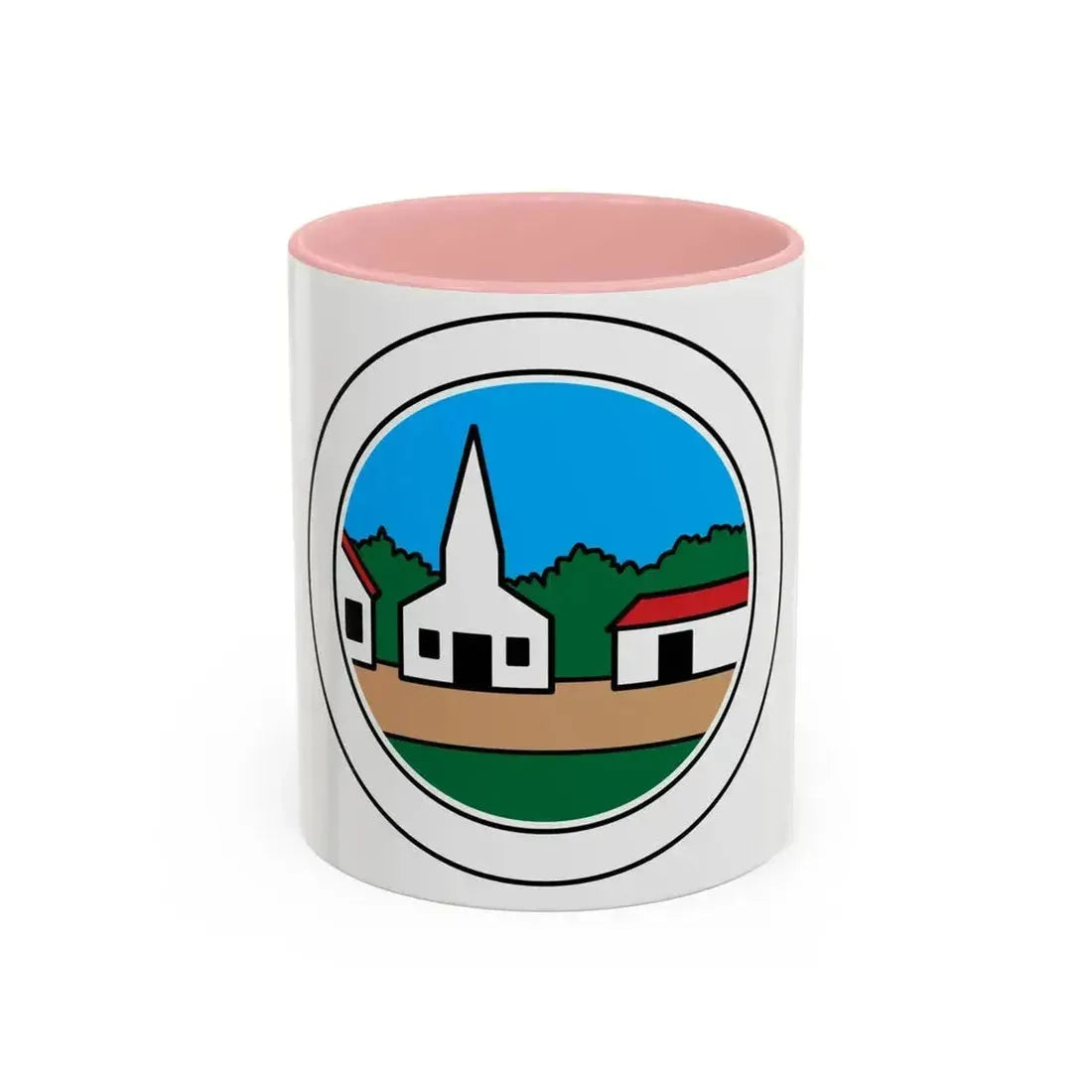 Citizenship in the Community (Boy Scout Merit Badge) Accent Coffee Mug 11oz Pink - Go Mug Yourself