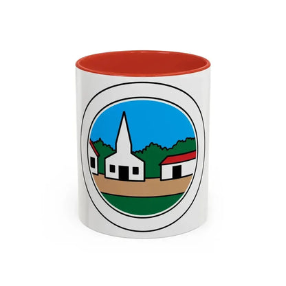 Citizenship in the Community (Boy Scout Merit Badge) Accent Coffee Mug 11oz Red - Go Mug Yourself