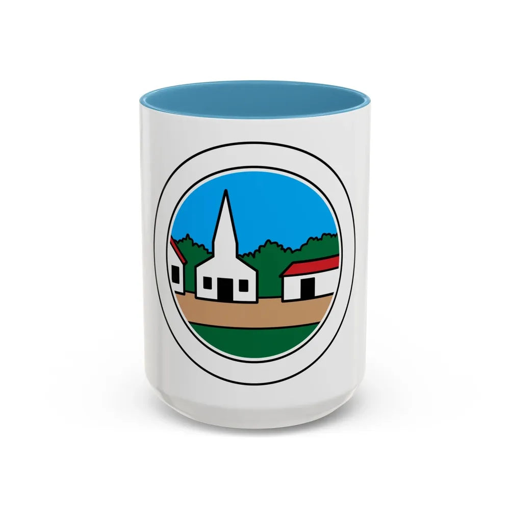 Citizenship in the Community (Boy Scout Merit Badge) Accent Coffee Mug 15oz Light Blue - Go Mug Yourself