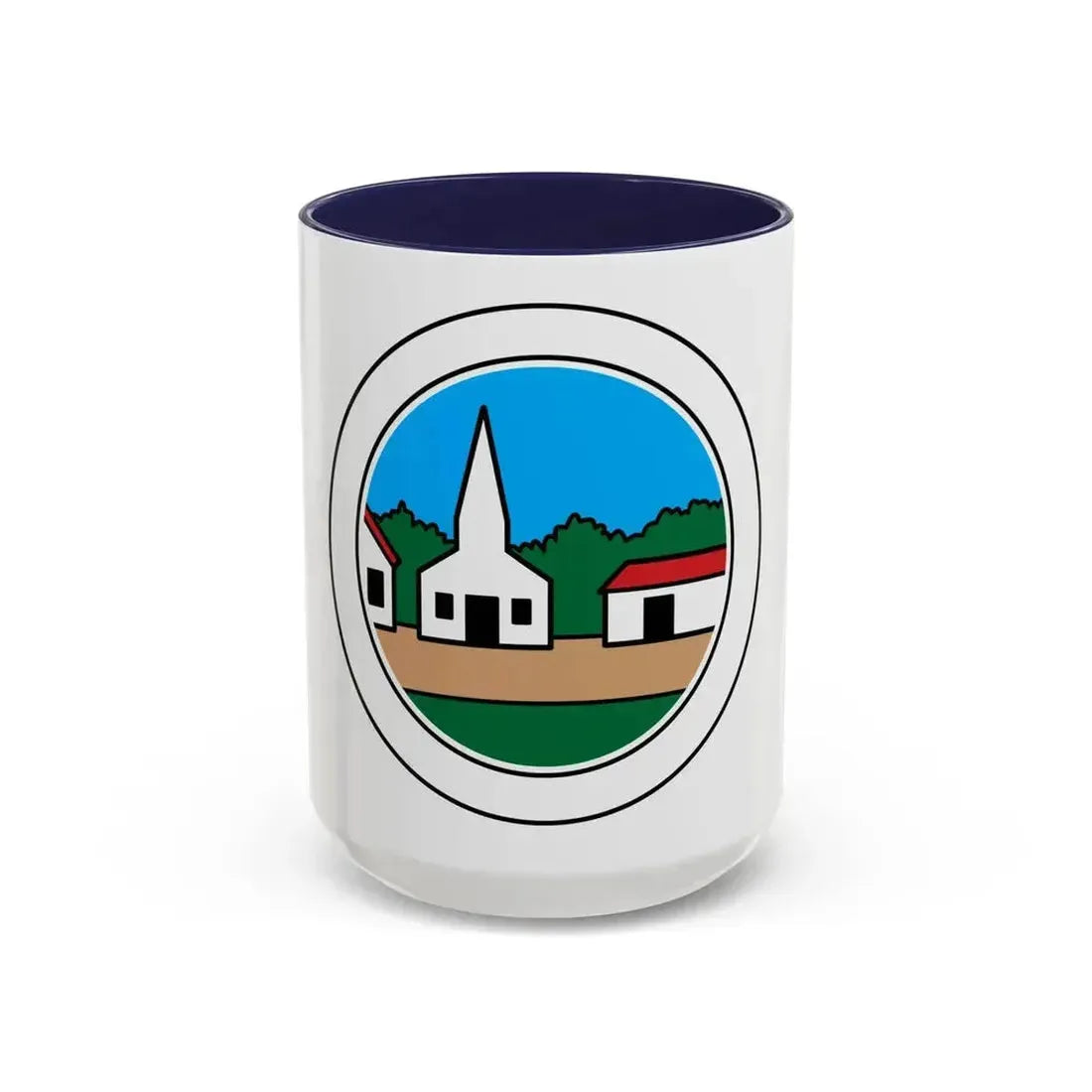 Citizenship in the Community (Boy Scout Merit Badge) Accent Coffee Mug 15oz Navy - Go Mug Yourself