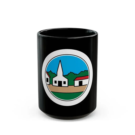Citizenship in the Community (Boy Scout Merit Badge) Black Coffee Mug 15oz - Go Mug Yourself