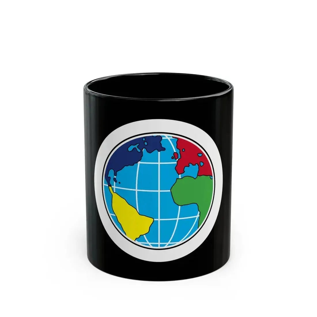 Citizenship in the World (Boy Scout Merit Badge) Black Coffee Mug 11oz - Go Mug Yourself