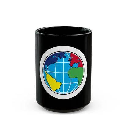 Citizenship in the World (Boy Scout Merit Badge) Black Coffee Mug-15oz-Go Mug Yourself