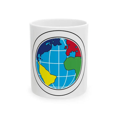Citizenship in the World (Boy Scout Merit Badge) White Coffee Mug 11oz - Go Mug Yourself