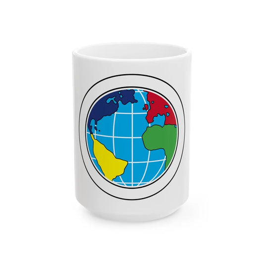 Citizenship in the World (Boy Scout Merit Badge) White Coffee Mug-15oz-Go Mug Yourself