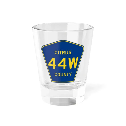 Citrus County 44W (Florida) (Road Sign) Shot Glass 1.5oz 1.5oz - Go Mug Yourself