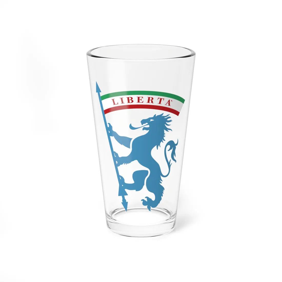 Città metropolitana di Bologna - Stemma (Italy) (Coat of Arms) Pint Glass 16oz 16oz - Go Mug Yourself