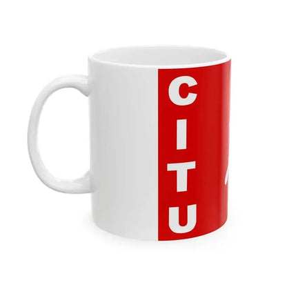 CITU LOGO (India) White Coffee Mug - Go Mug Yourself