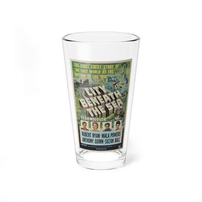 CITY BENEATH THE SEA 1953 Movie Poster - Pint Glass 16oz-16oz-Go Mug Yourself