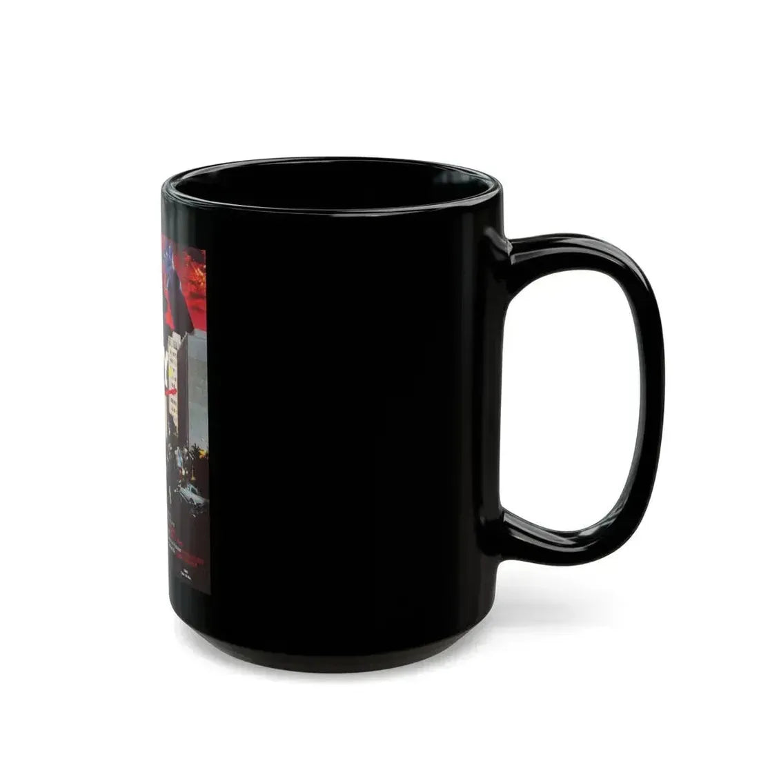 CITY IN PANIC 1986 Movie Poster - Black Coffee Mug - Go Mug Yourself