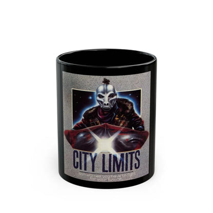 CITY LIMITS 1984 Movie Poster - Black Coffee Mug-11oz-Go Mug Yourself