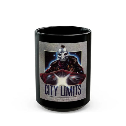 CITY LIMITS 1984 Movie Poster - Black Coffee Mug 15oz - Go Mug Yourself