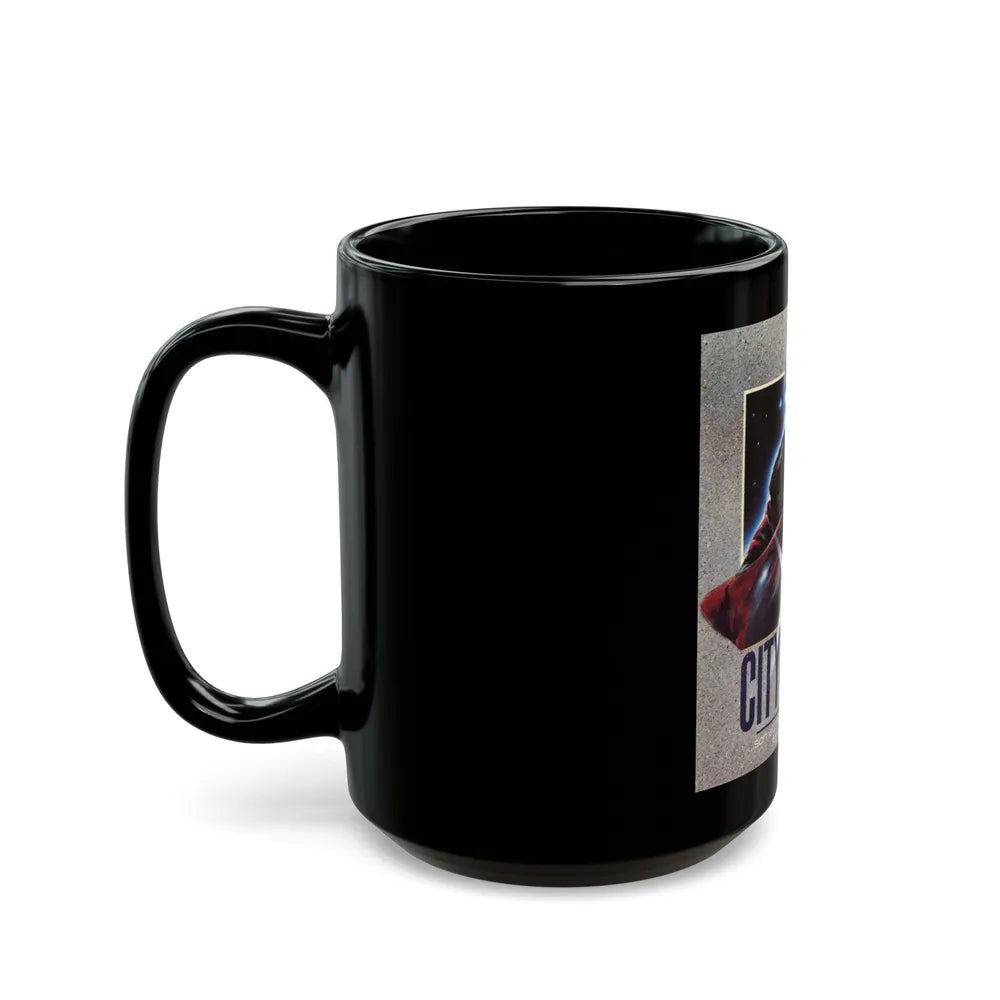 CITY LIMITS 1984 Movie Poster - Black Coffee Mug-Go Mug Yourself