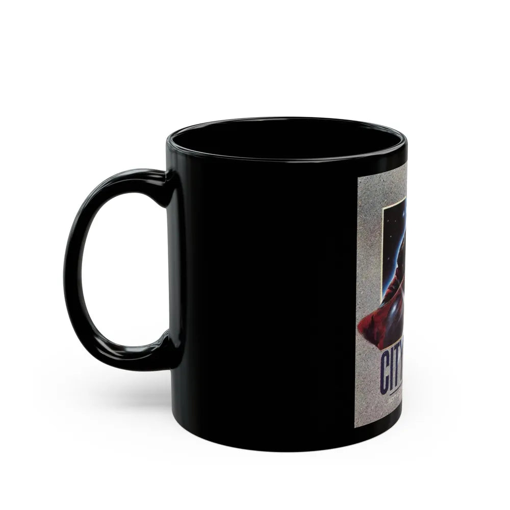 CITY LIMITS 1984 Movie Poster - Black Coffee Mug-Go Mug Yourself