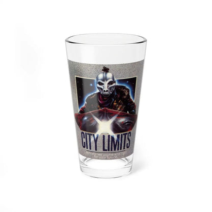 CITY LIMITS 1984 Movie Poster - Pint Glass 16oz-16oz-Go Mug Yourself