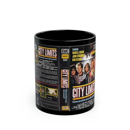 CITY LIMITS (VHS COVER) - Black Coffee Mug-11oz-Go Mug Yourself