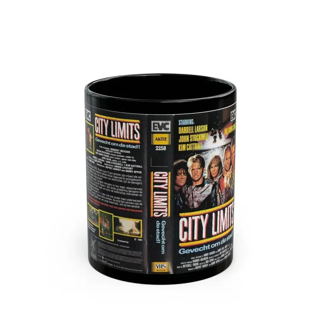 CITY LIMITS (VHS COVER) - Black Coffee Mug 11oz - Go Mug Yourself