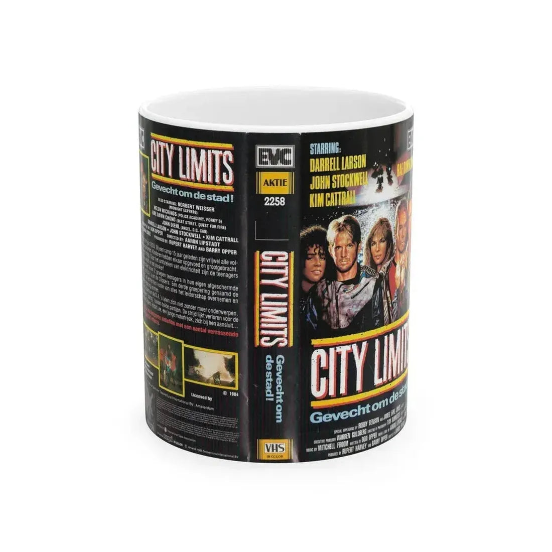 CITY LIMITS (VHS COVER) - White Coffee Mug 11oz - Go Mug Yourself