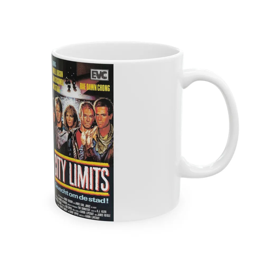 CITY LIMITS (VHS COVER) - White Coffee Mug-Go Mug Yourself