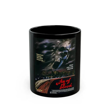 CITY OF BLOOD 1987 Movie Poster - Black Coffee Mug 11oz - Go Mug Yourself